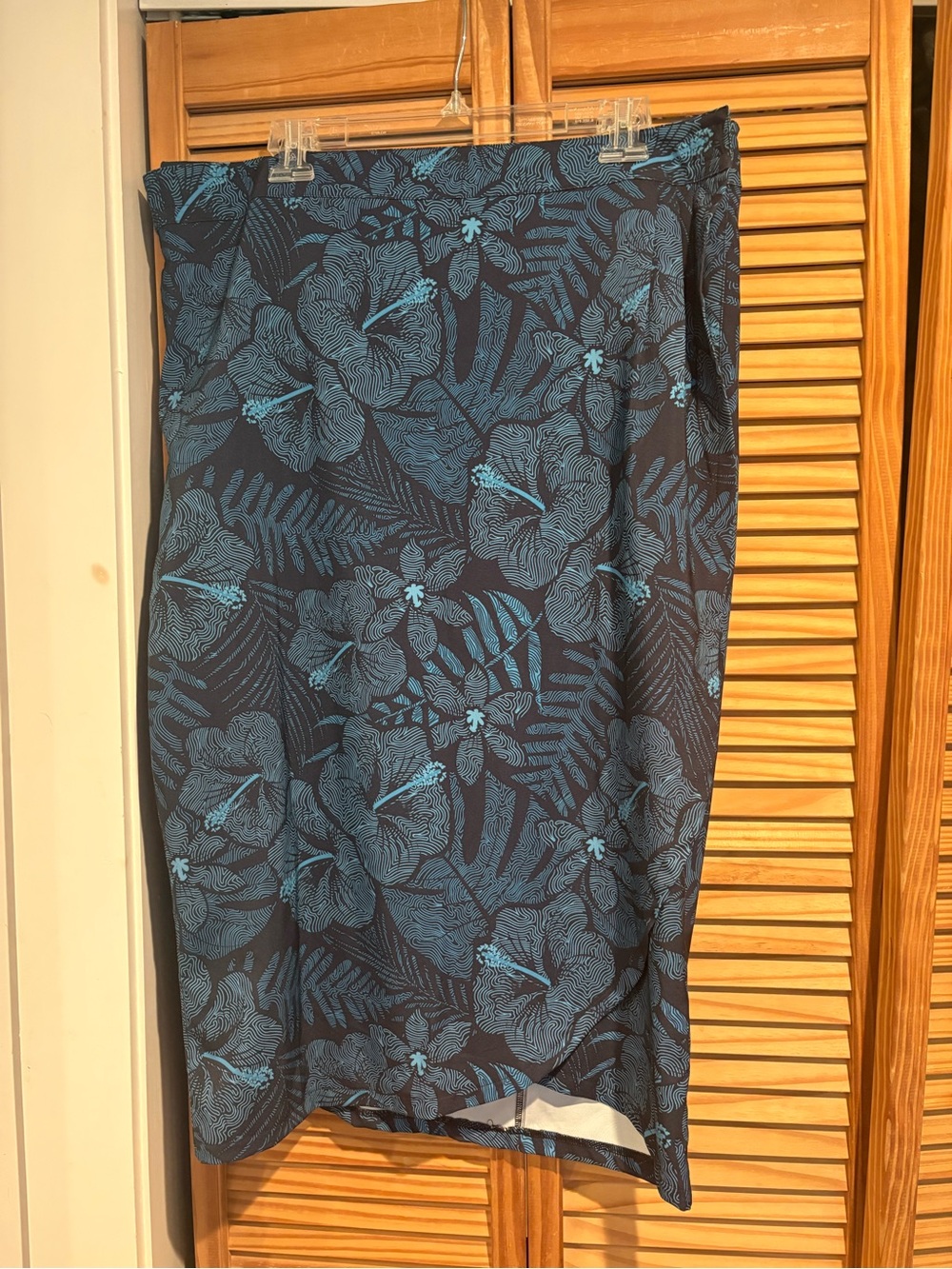 RipSkirt Hawaii Wrap Skirt Moonlight Blue Beach Summer Resortwear Coverup